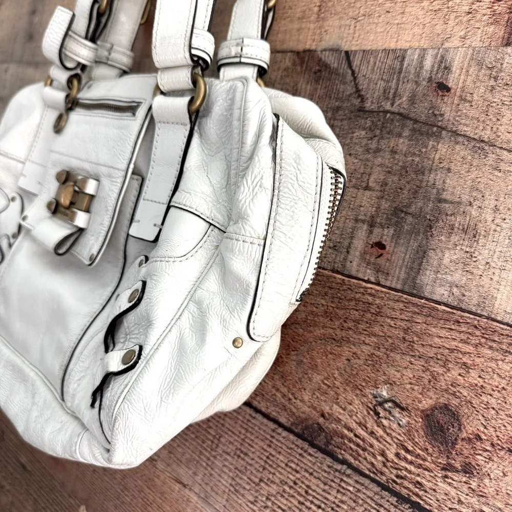 Juicy Couture Vintage Y2K Leather Satchel Bag